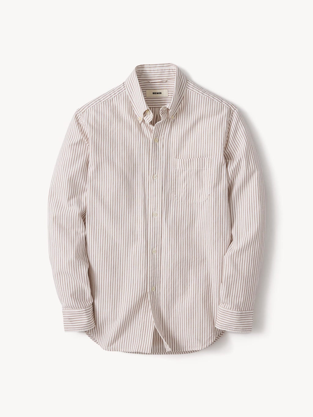 Buck Mason — Canyon Lane Stripe California Oxford BD Shirt — view 5