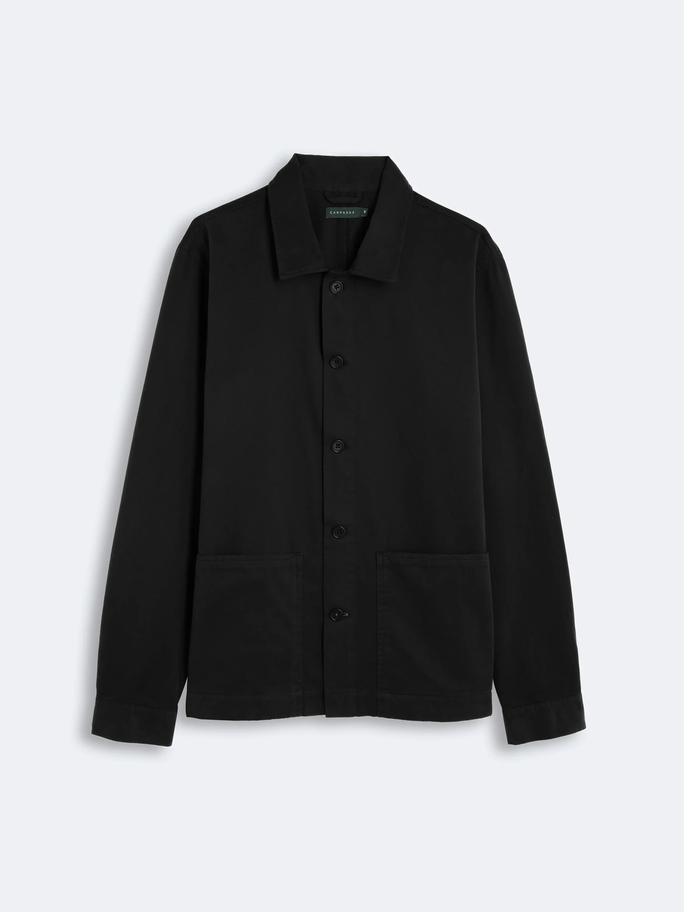 CARPASUS — Overshirt Abaca Black — view 2