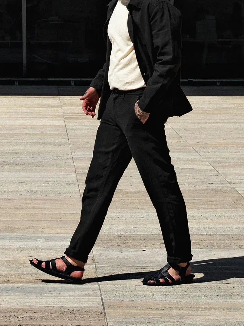 CARPASUS — Trousers Abaca Black — view 2