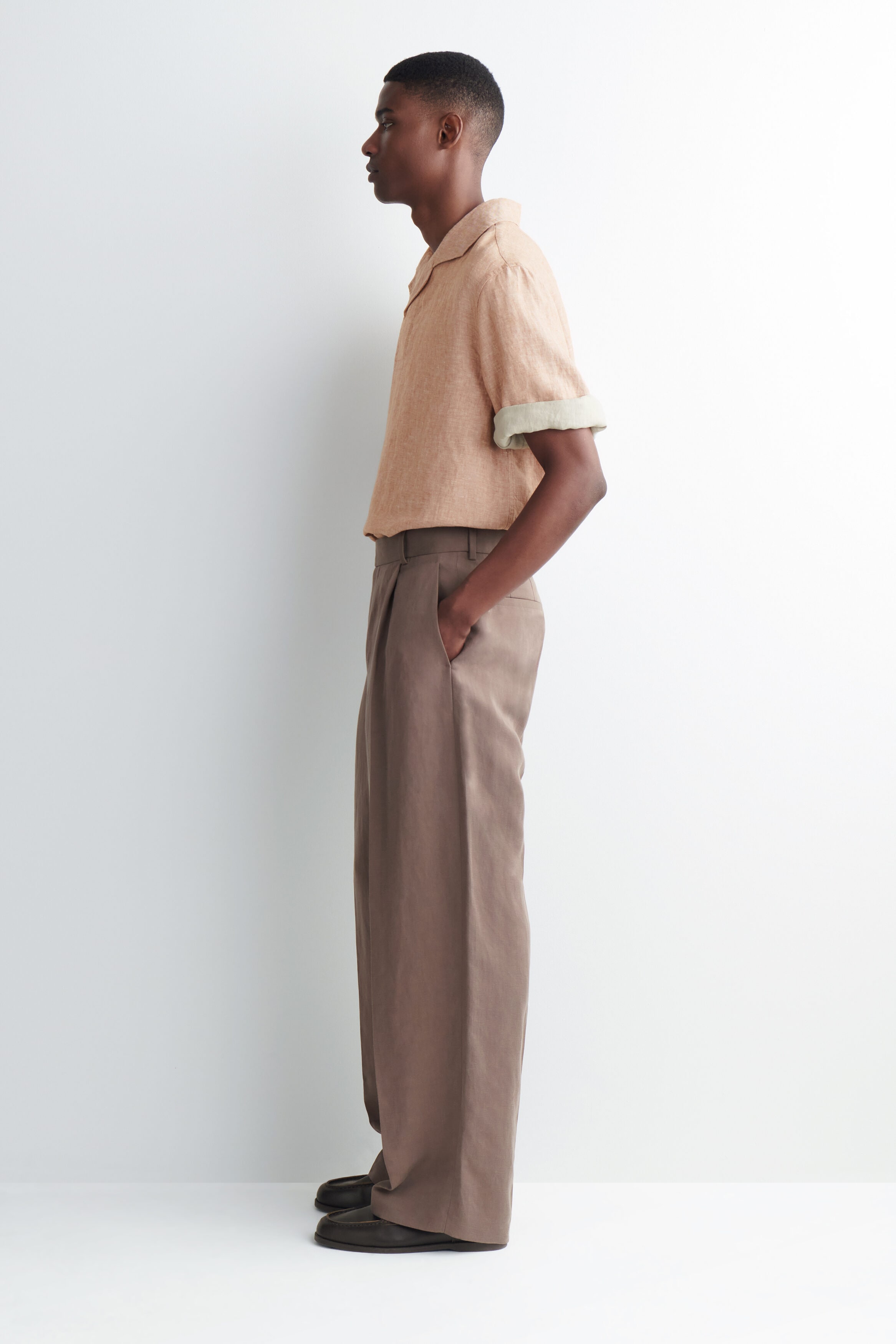 COS — Linen Popover Shirt — view 2