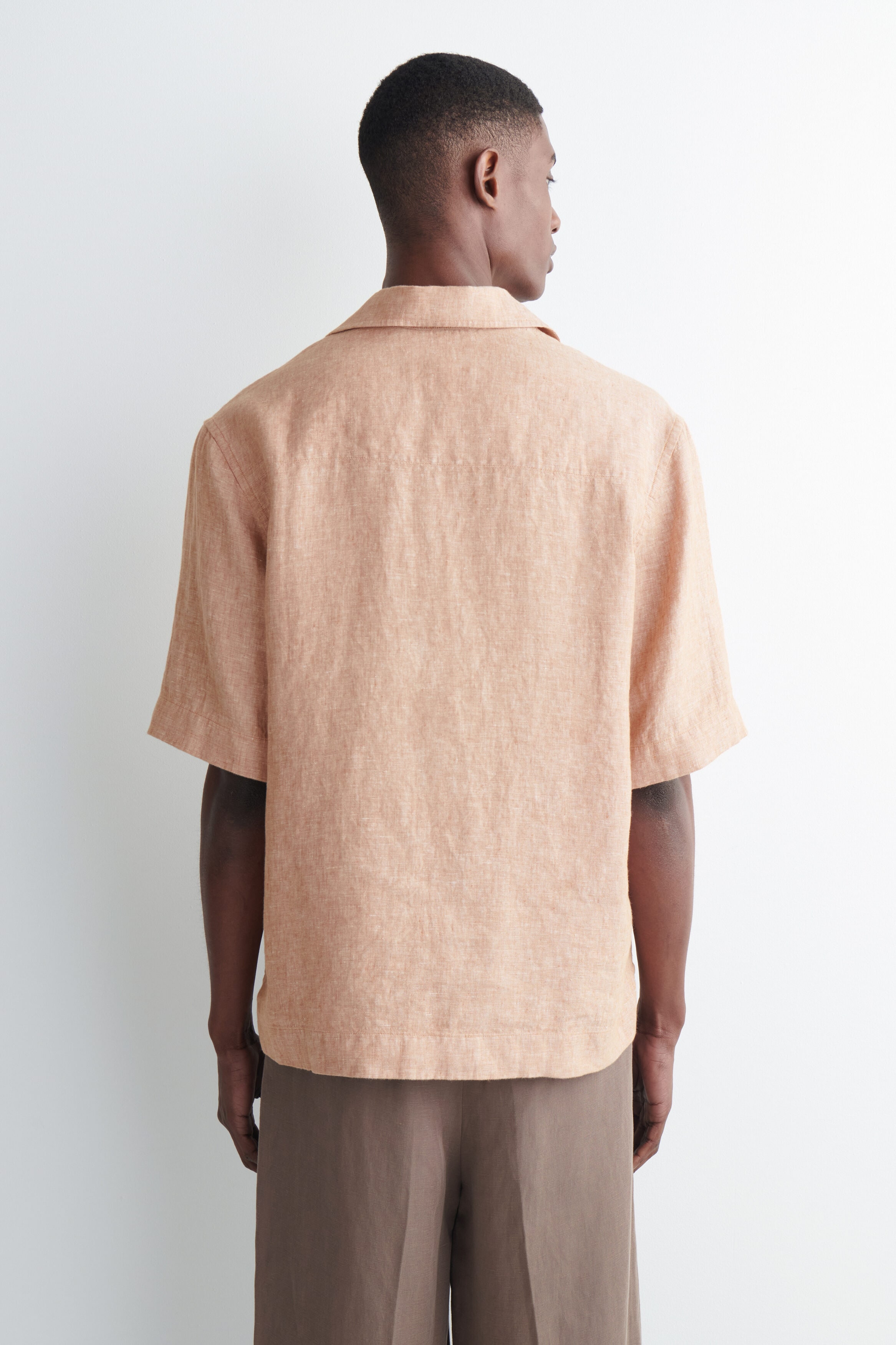 COS — Linen Popover Shirt — view 3