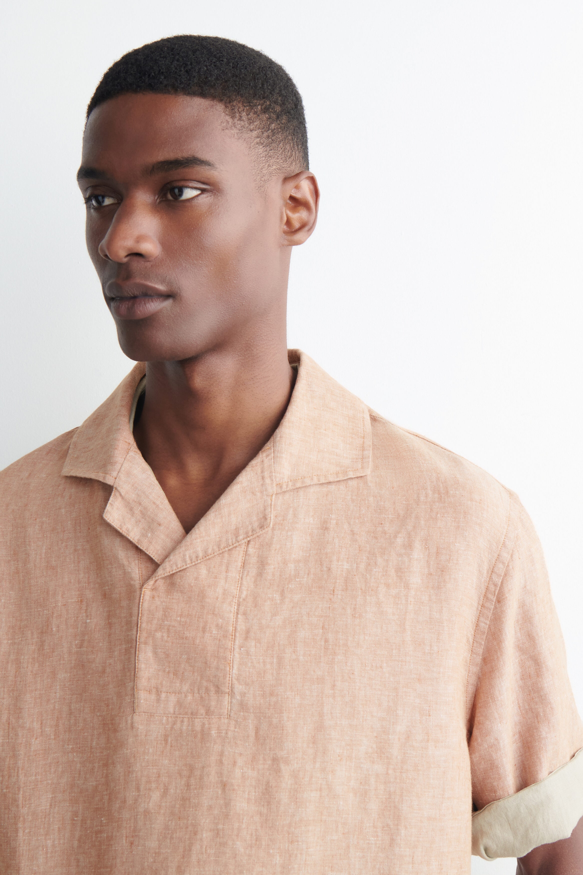 COS — Linen Popover Shirt — view 4