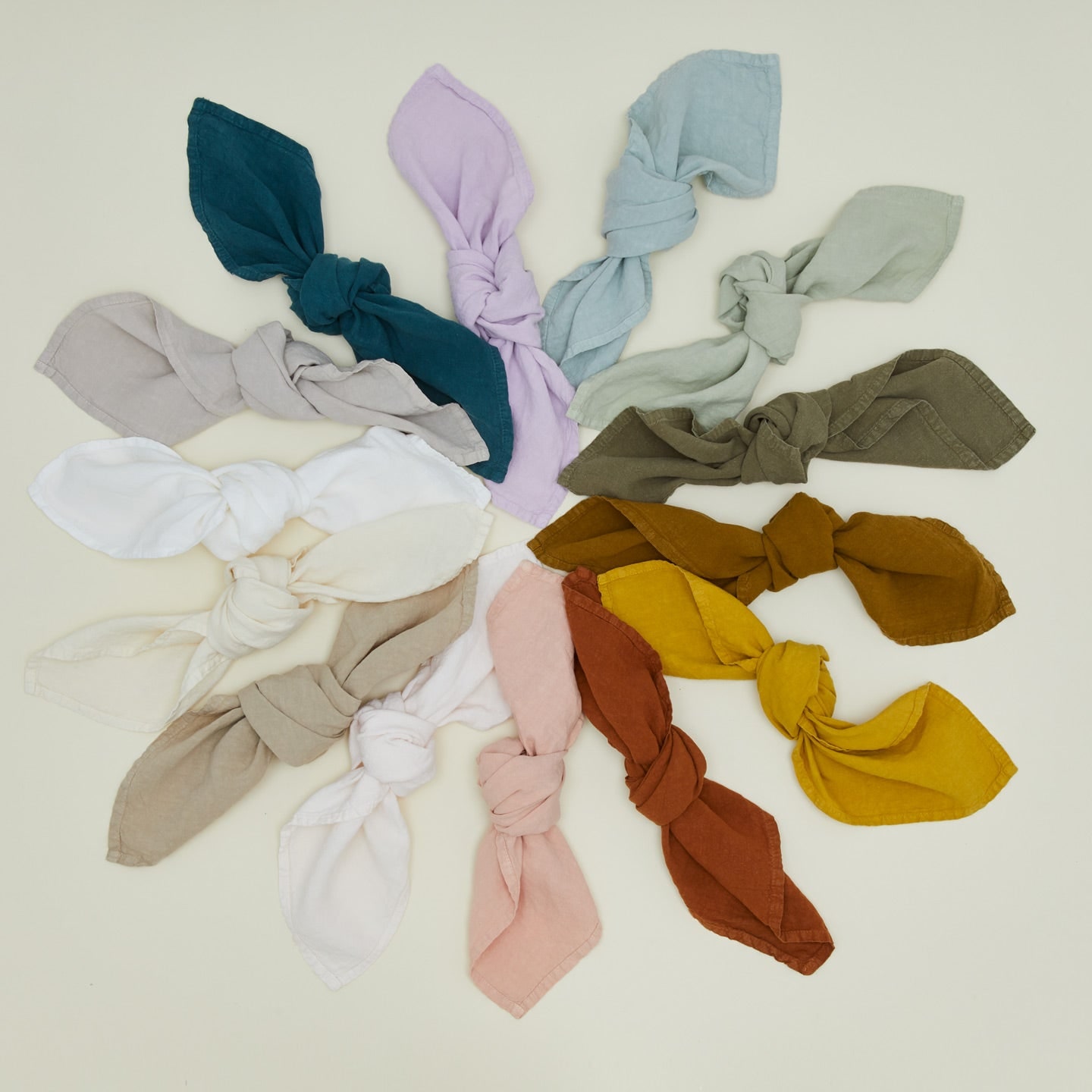 Hawkins New York — Simple Linen Napkin - Olive — view 5