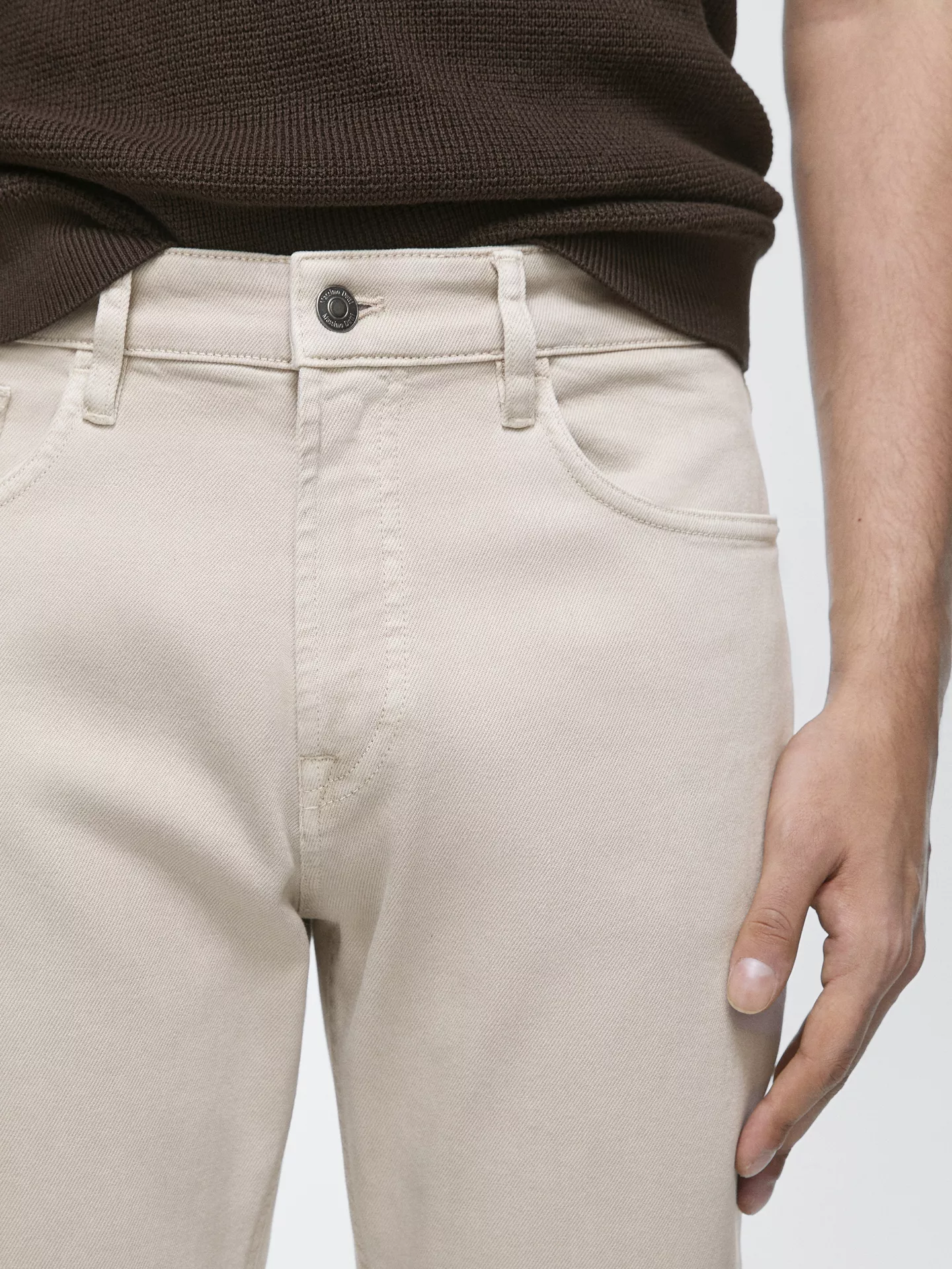 Massimo Dutti — Tapered Fit Jeans — view 4