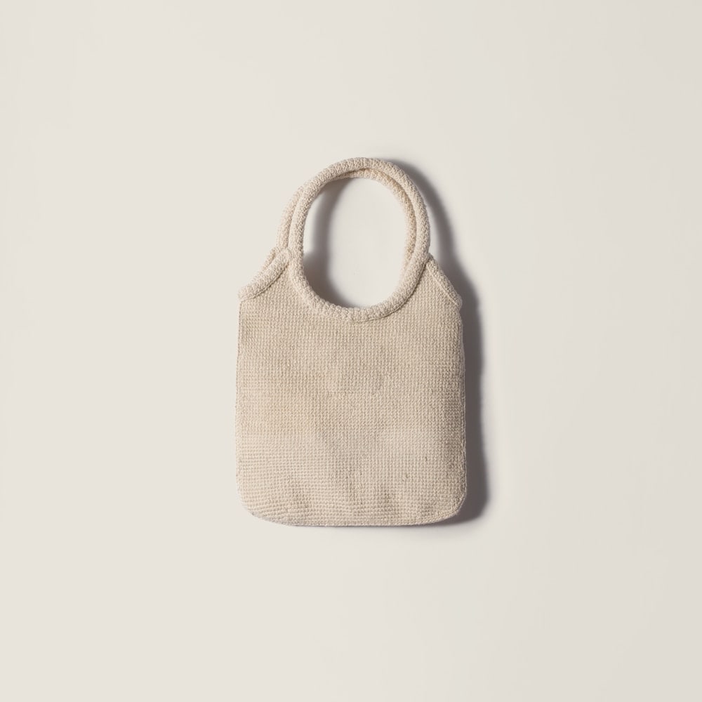 Miu Miu — Ivy embroidered cotton handbag — view 3