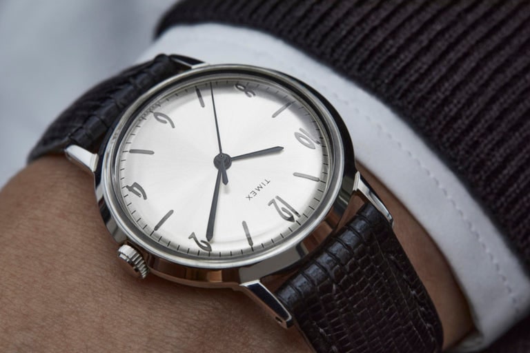 Timex — Marlin Hand-Wound Leather Band (34mm) — view 4